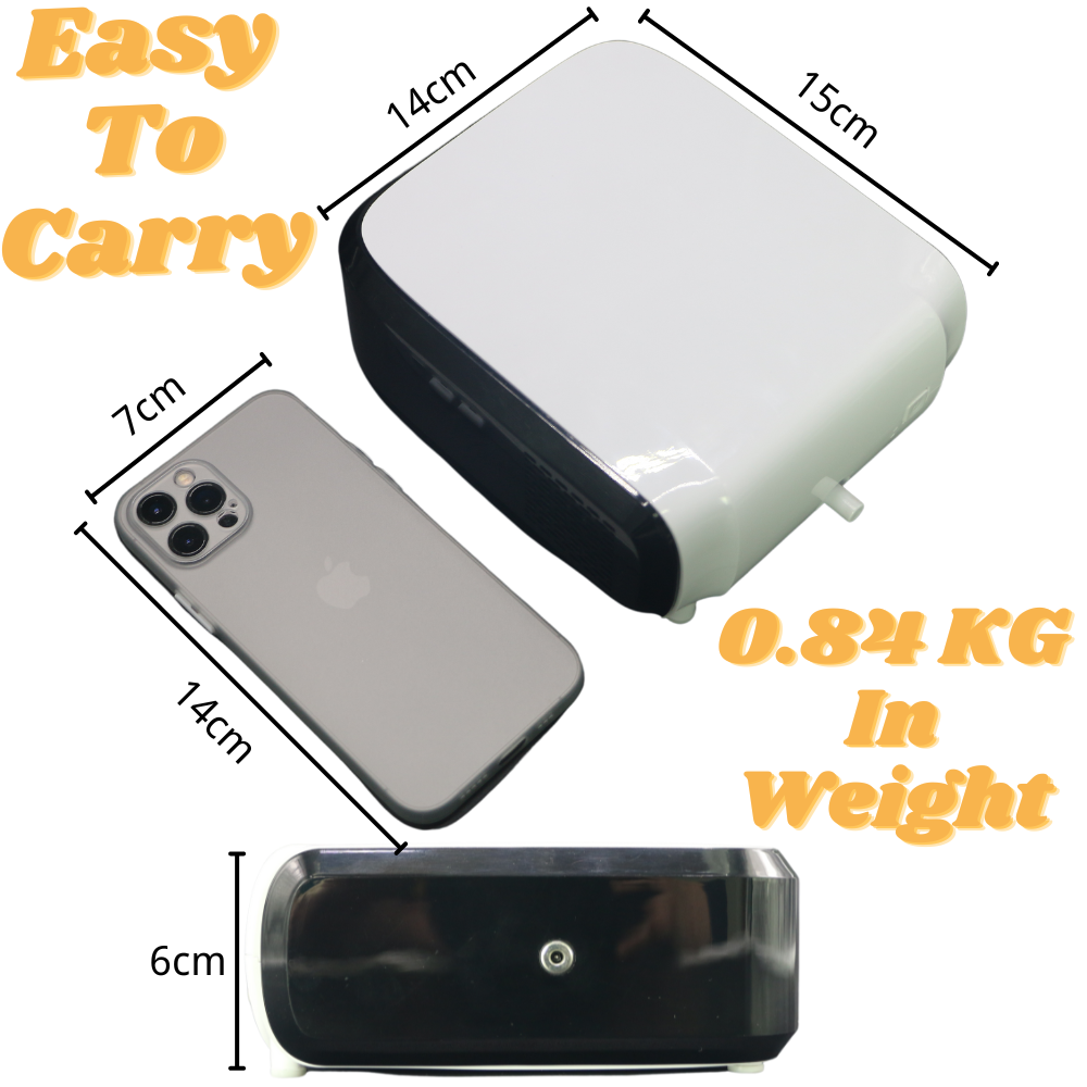 Travel Use Portable Oxygen Concentrator With 2 Hours and 4 Hours Battery With Low Noise HC-30M