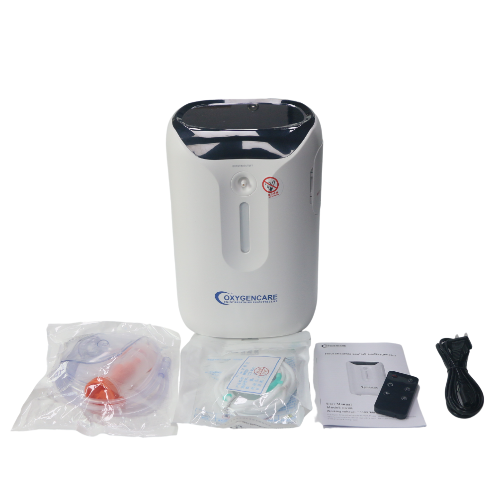 Home Use 7lpm Continuous Flow Oxygen Concentrator Oxygen Nebulizer Non-prescription - HOX-01
