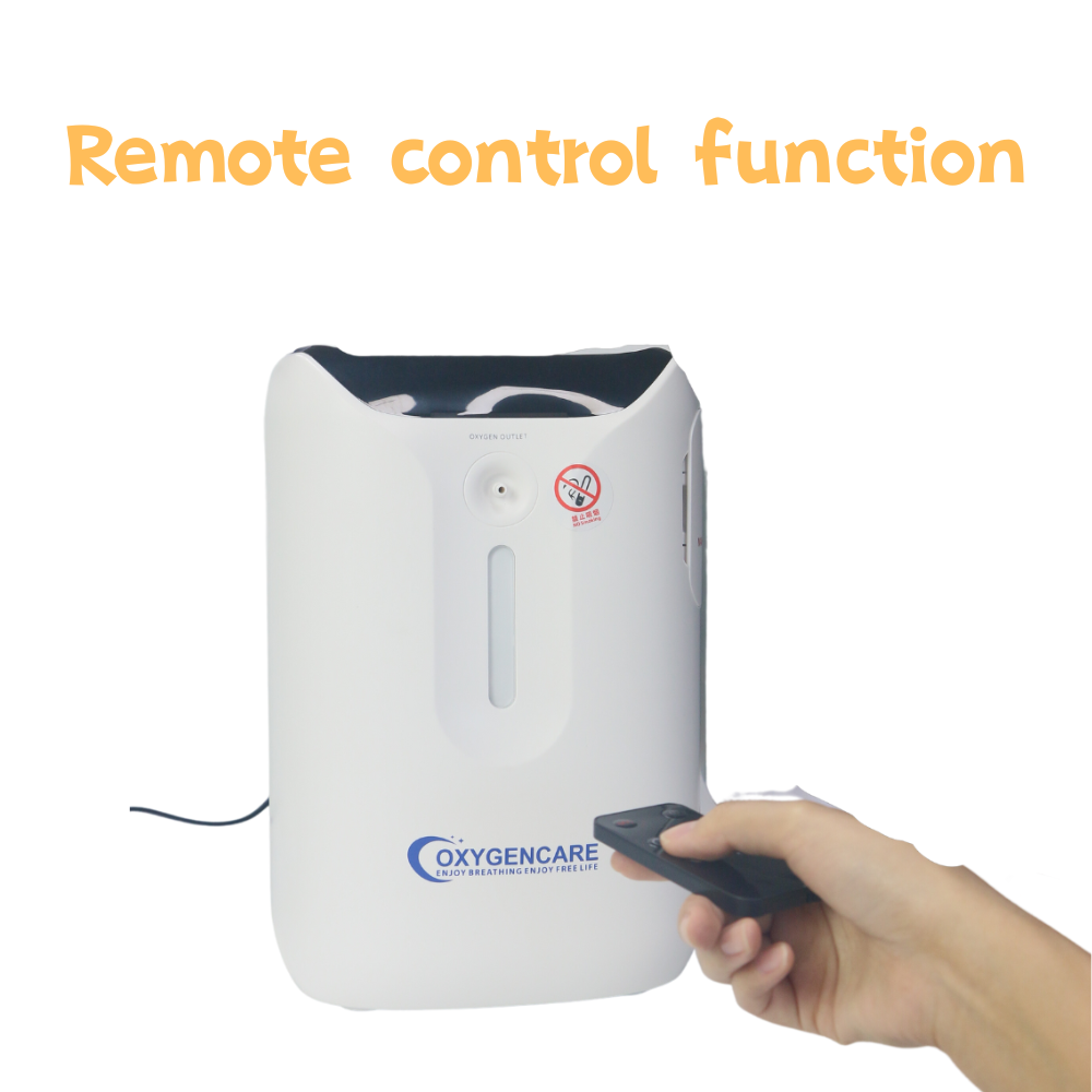 Home Use 7lpm Continuous Flow Oxygen Concentrator Oxygen With Atomization Function Low Noise - HOX-01
