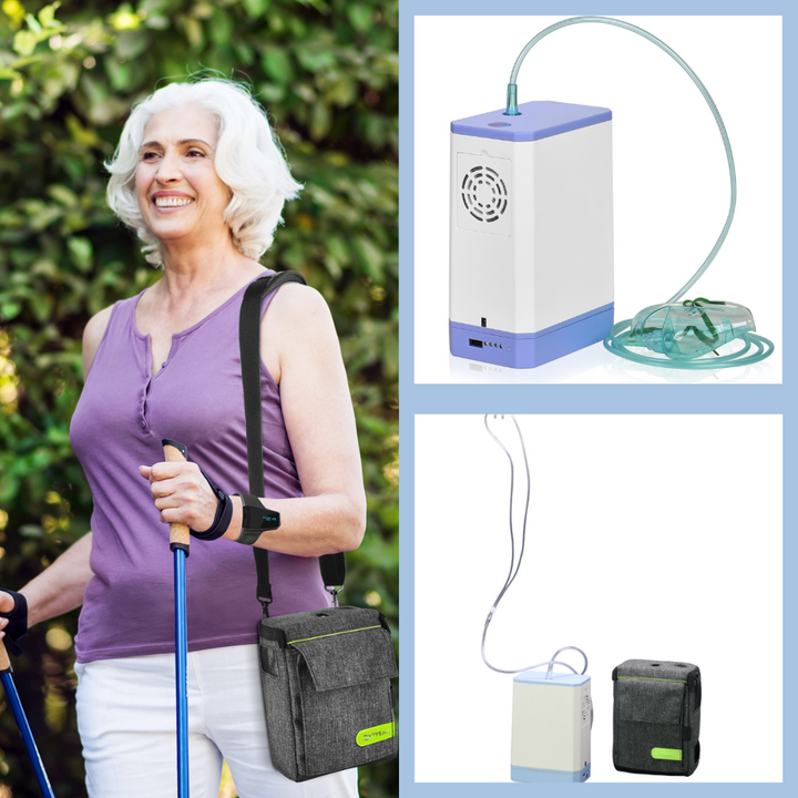 Used Portable 3L With 2 Hours Battery Continuous Flow Oxygen Concentrator JQ-MINI-01