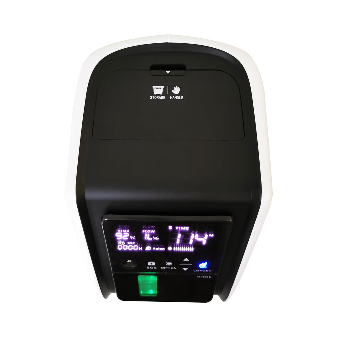 Lightweight Small Home Use Low Noise 6L Oxygen Concentrator 24/7 Continuously Work POC-01