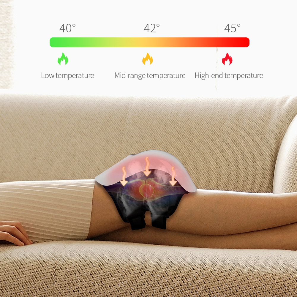 Portable Wireless Heated 360° Surrounding Vibration Knee massager HD-201