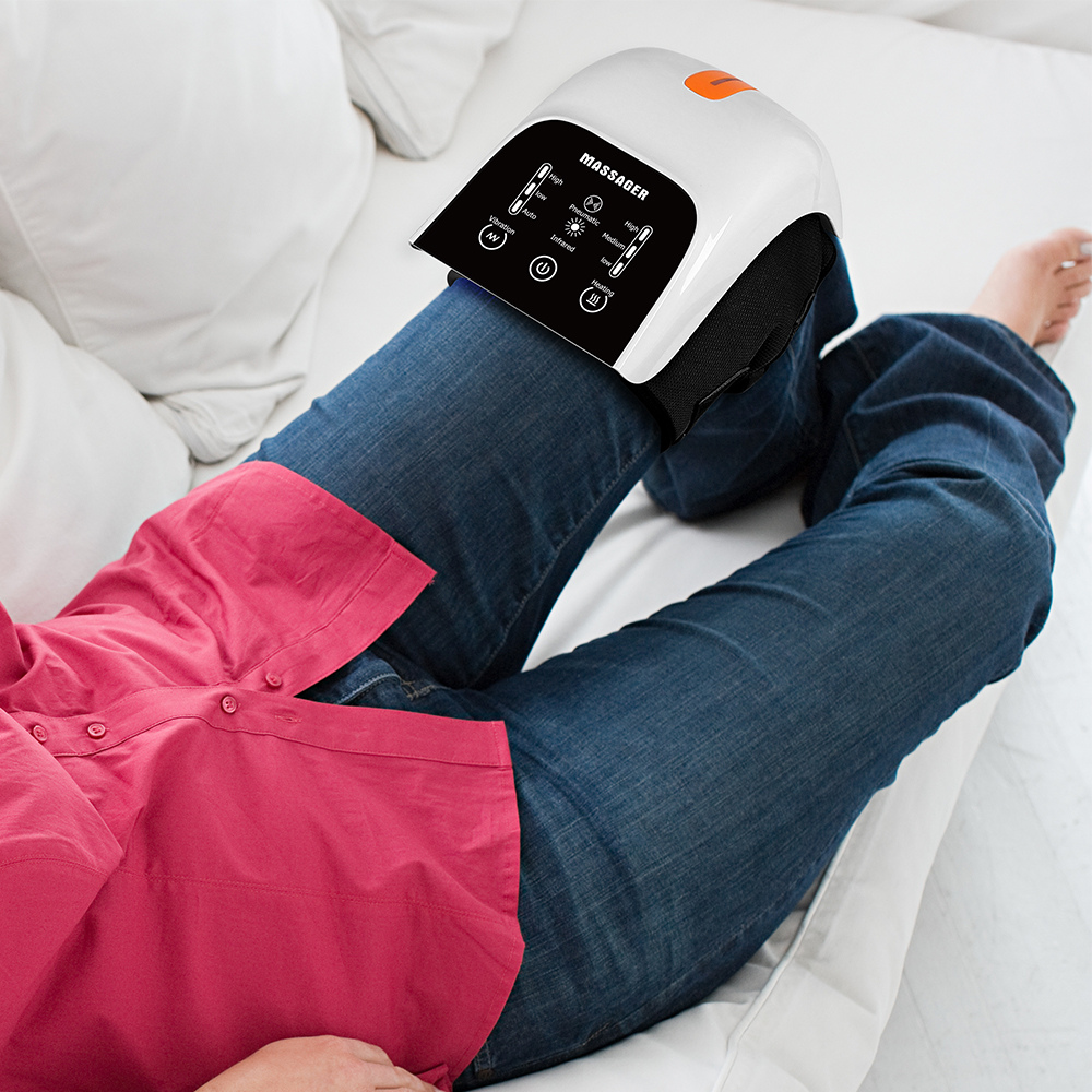 Portable Wireless Heated 360° Surrounding Vibration Knee massager HD-201
