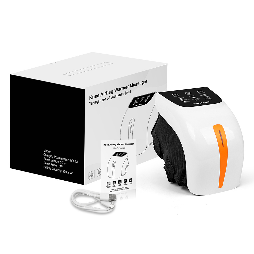 Portable Wireless Heated 360° Surrounding Vibration Knee massager HD-201