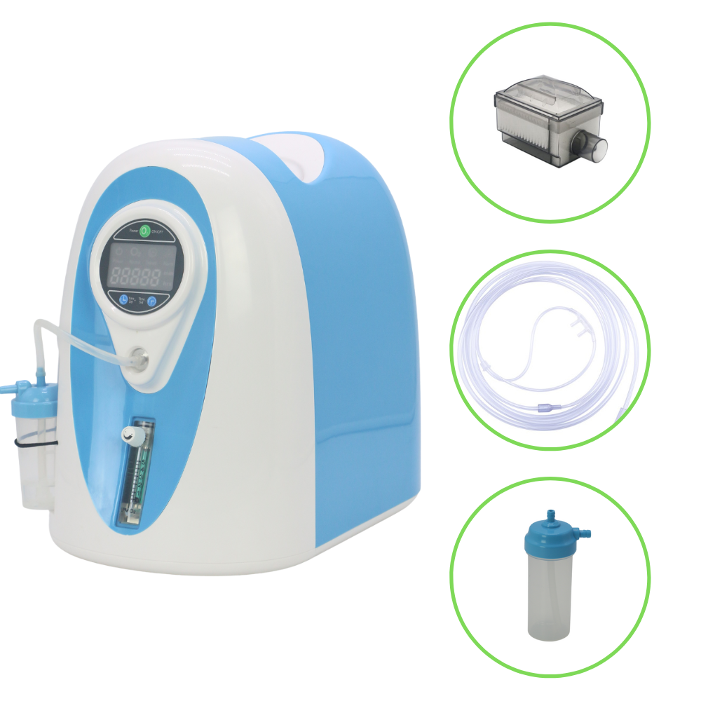 5L Continuous Flow Oxygen Concentrator With High Purity POC-03C