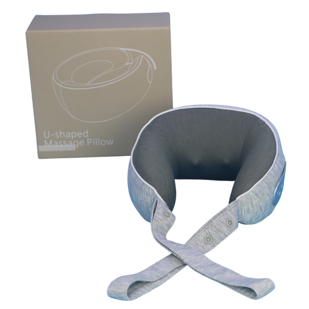 Neck Vibrating Infrared Massager Pillow AM01-U-B